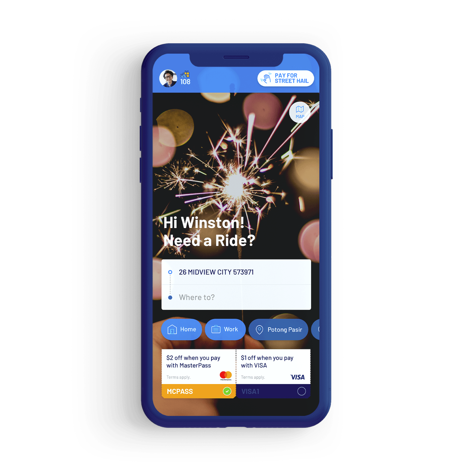 ComfortDelGro taxi booking app developed by Codigo